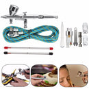 9cc Dual Action 3 Airbrush Air Compressor Kit Craft Cake Paint Art Spray Gun