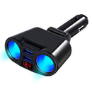 Bakeey 3.1A Dual USB Led Display Rotating Car Charger For iPhone X XS HUAWEI P30 Mate20 XIAOMI MI9 S10 S10+