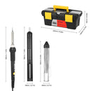 14-in-1 Solder Iron Adjustable Temperature 110V220V Electric Soldering Iron Tool Longevity 60W