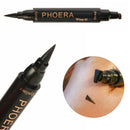 Phoera Makeup Liquid Eyeliner Pencil Quick Dry Waterproof 2 In 1 Eye Liner  H4X7
