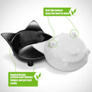 Cat Bowl, Shallow Cat Food Bowls,Wide Cat Dish,Non Slip Cat Feeding Bowls,C Y8M1