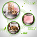 Cat Bowl, Shallow Cat Food Bowls,Wide Cat Dish,Non Slip Cat Feeding Bowls,C Y8M1