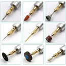 Mini Dc 5V-6V 180 Motor Electric Hand Drill Usb Rotary Tool Set With 0.4-3.