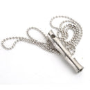 Stainless Steel Whistle Keychain Outdoor Rescue Camping Metal Whistle For T