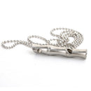 Stainless Steel Whistle Keychain Outdoor Rescue Camping Metal Whistle For T