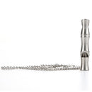 Stainless Steel Whistle Keychain Outdoor Rescue Camping Metal Whistle For T