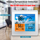 Bakeey Weather Station Daily Clock Low battery Alarm Thermometer Hygrometer Outdoor Indoor Temperature Humidity Sensor