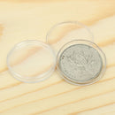 Wood Coins Display Storage Box for Slab Certified Coin With 50Pcs Capsules
