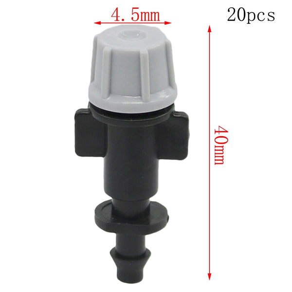 1/4 Inch Gray Atomizing Nozzle With Barbed Greenhouse Misting Watering Irri