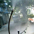 5X(1/4 Inch Gray Atomizing Nozzle With Barbed Greenhouse Misting Watering  W8H7)