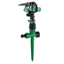 Garden Metal Spike Lawn Grass 360 Degree Adjustable Rotating Water Nozzle I W9D8