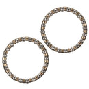 BIKIGHT 2x Bicycle Bike 1 1/8" Headset Caged Ball Bearing Race Cycling Headset Bearing