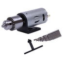 Mini Dc 12V Electric Motor Wood Pcb Hand Drill Press Drilling Set With 10Pc P9R6