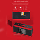 Mini Portable Clock Alarm Clock Subwoofer Bluetooth Small Stereo Dual Speak