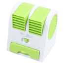 Mini Usb Small Fan Cooling Portable Desktop Dual Bladeless Air Conditioner
