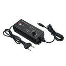Excellway 4-24V 2.5A 60W AC/DC Adjustable Power Adapter Supply EU Plug Speed Control Volt Display