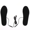 USB Electric Heated Shoe Insoles Foot Warmer Heater Feet Socks Boot Pad Winter