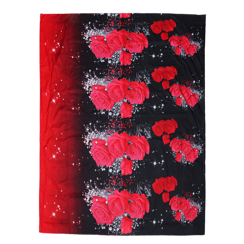 Bedding Set luxury 3D Rose Cotton Bedding Sets Bed Sheet Duvet Cover Pillowcase Cover Set King Twin Queen Size Bedspread