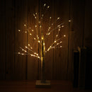 60CM Battery Supply 55LEDs Birch Twig Tree Night Light Holiday Home Party Wedding Decor Christmas Gift