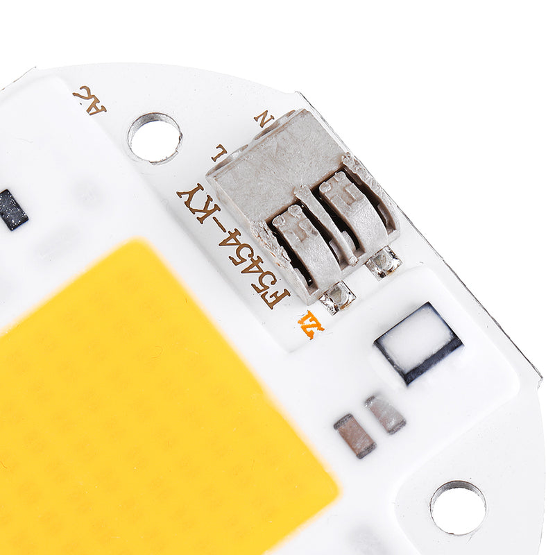 LUSTREON 50W LED COB Bead Light DIY Lamp Chip for Floodlight AC100-260V