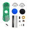 DIY LED Luminous Fingertip Gyroscope Kit Rotating Finger Gyro Display Text Pattern Electronic Production Kit