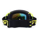 Motorcycle Racing Anti Fog Goggles Dual Lens Outdooors Snowboard Ski Matte Black Frame
