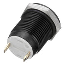 Excellway 5A/16V 12mm 2Pin Button Switch Stainless Steel Momentary Push Button Switch Flat Top 5 Color