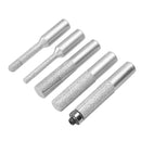 1/2 Inch Diamond Emery Straight Bit Vacuum Brazed Profile Router Bit Flush