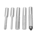 1/2 Inch Diamond Emery Straight Bit Vacuum Brazed Profile Router Bit Flush
