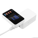 Bakeey Foldable Design QC3.0 4 USB Type C Wireless USB Charger Socket EU US UK With LCD Display
