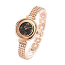 LVPAI P132 Elegant Design Shining Women Bracelet Watch Rhinestone Quartz Watch
