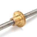 T10 Lead Screw 12/24/36/48 Inch Lead Screw with Brass Nut 300 600 900 1200mm