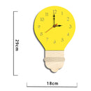 Room Decoration Digital Clock Nordic Style Light Bulb Wall Clock Home Life MQ7A4