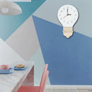 Room Decoration Digital Clock Nordic Style Light Bulb Wall Clock Home Life MQ7A4