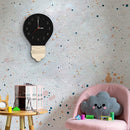 Room Decoration Digital Clock Nordic Style Light Bulb Wall Clock Home Life MQ7A4
