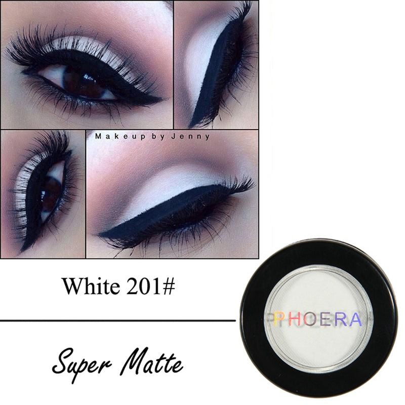 Phoera 12 Colors Natural Matte Eye Shadow Waterproof Palette Pigment Nude E J7Y5