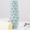 Nordic Style Flower Vase Origami Plastic Mini Bottle Imitation Ceramic Pot Decorations