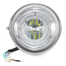 Universal Motorcycle Angel Eye LED Headlight Running Light Hi / Lo Beam