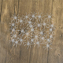 30Pcs/Pack Halloween Decorative Spiders Small Plastic Fake Spider Prank Haunted House Decorations