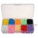 1100PCS Water Sticky Beads Magic Puzzle Kids Gift Fuse Sticky Bead 10 Colors