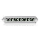 Temporary Parking Phone Number Card Plate Full Metal Tungsten Steel Safety Hammer Night Vision Version