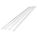 4Pcs 250mm OD 7mm 1.5mm Thick Wall Borosilicate Glass Blowing Tubes