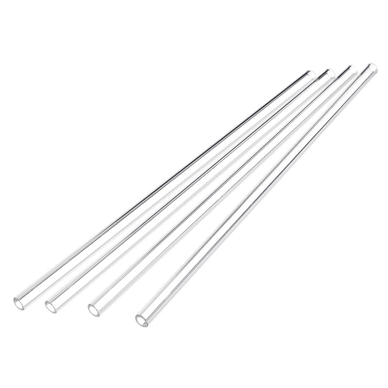 4Pcs 250mm OD 7mm 1.5mm Thick Wall Borosilicate Glass Blowing Tubes