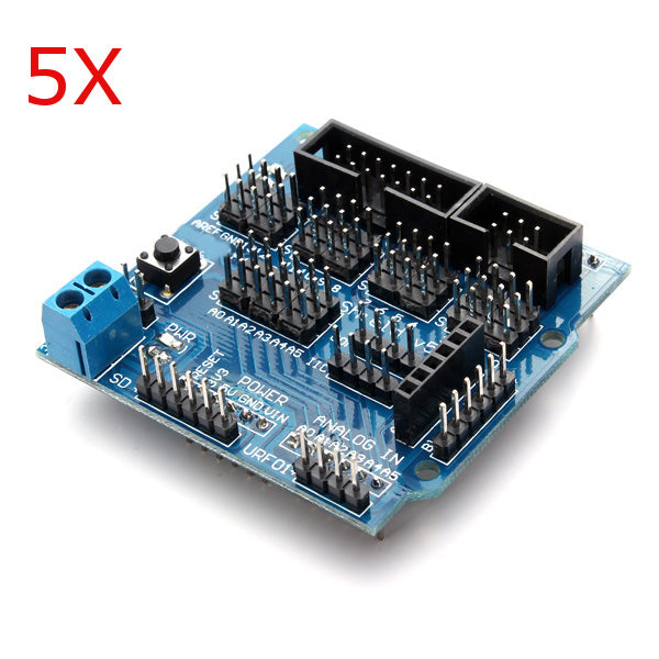 5Pcs UNO R3 Sensor Shield V5 Expansion Board For