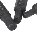 BROPPE 3pcs H4-H6 Hexagon Impact Screwdriver Bits 8mm Hex Shank 36mm Hexagon Screwdriver Bits Set
