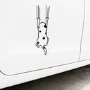 29x8cm Interesting Cat Scratch Car Stickers Vinyl Car-styling Auto Door Cat Climbing Decals