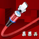 Floveme 3A Magnetic Type C Fast Charging Data Cable For Xiaomi Mi8 Mi9 HUAWEI P30 Pocophone f1 S10 S10+