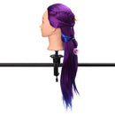 8 Colors Salon Hairdressing Braiding Practice Mannequin Hair Training Head Models With Clamp Holder