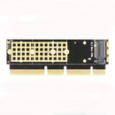 JEYI MX16-1U NVMe NGFF Adapter M.2 to PCI-E 3.0 X4 X8 X16 Expansion Card MKEY Support 1U Server