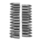 25pcs 25mm PZ2 Screwdriver Bits Set Hex Magnetic Power Tool
